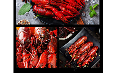 电商美食盛宴 麻辣龙虾绿叶调料详情页模板免费下载指南